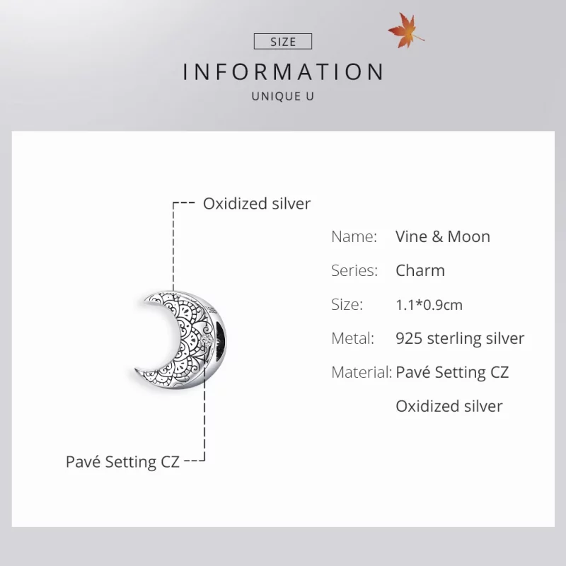 (image pour) Charm Style PANDORA Vigne & Lune - SCC1604 - Afficher 6