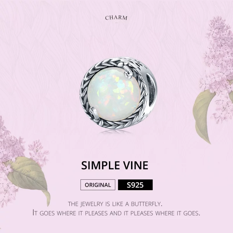 (image pour) Charm Style PANDORA Vigne simple - SCC1576 - Afficher 6