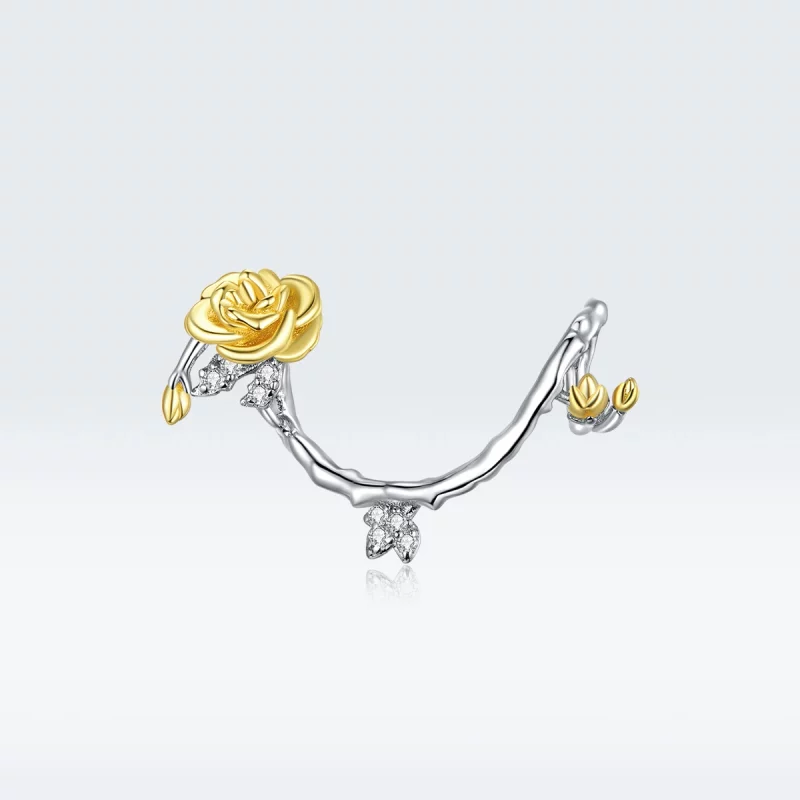 (image pour) Charm Style PANDORA Vignes roses Bicolore - BSC322 - Afficher 5