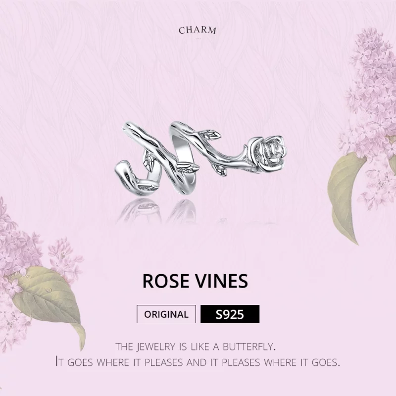 (image pour) Charm Style PANDORA vignes roses - BSC310 - Afficher 6