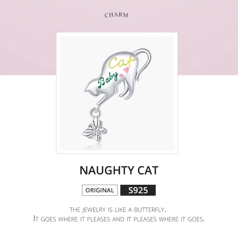 (image pour) Charm Style PANDORA Vilain chat - SCC1678 - Afficher 6