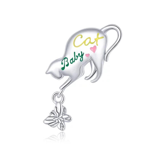 (image pour) Charm Style PANDORA Vilain chat - SCC1678