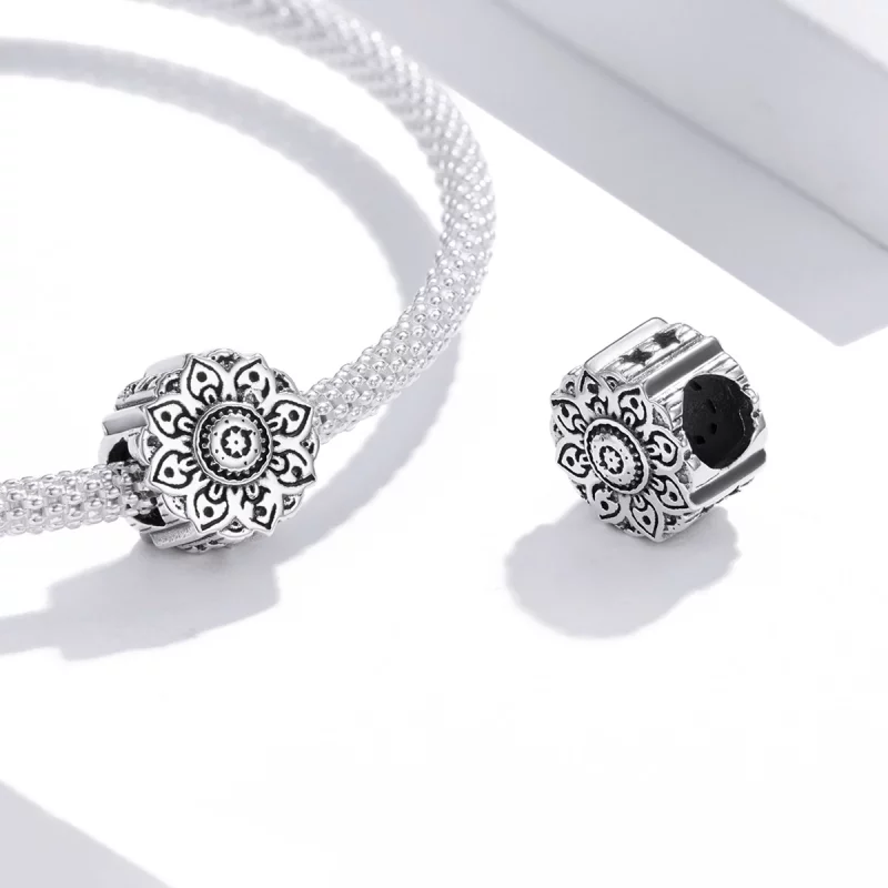 (image pour) Charm Style PANDORA Vintage Lotus - SCC1823 - Afficher 4