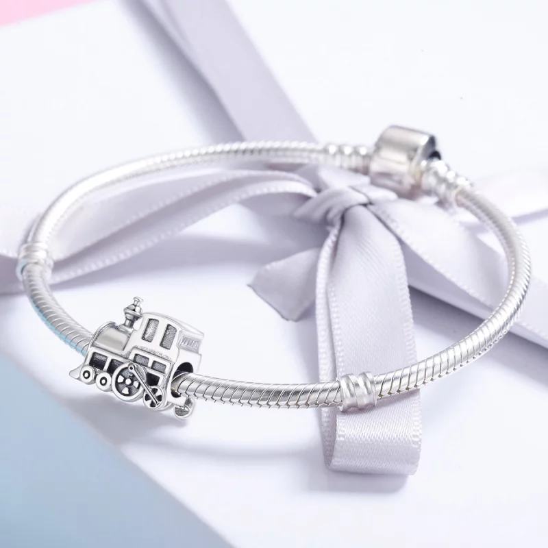(image pour) Charm Style PANDORA Vintage train - SCC507 - Afficher 4