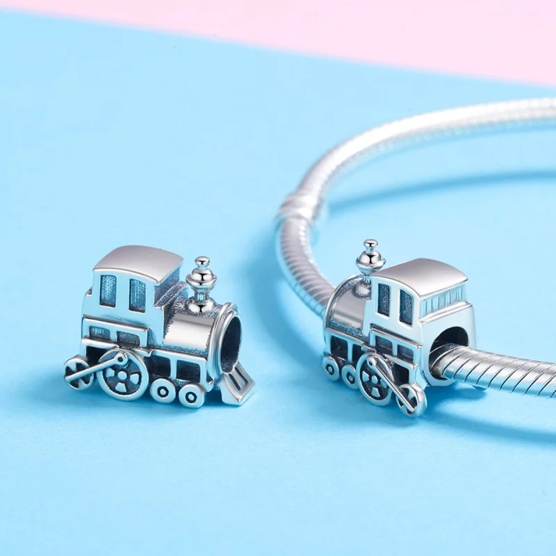 (image pour) Charm Style PANDORA Vintage train - SCC507 - Afficher 5