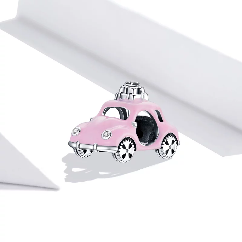 (image pour) Charm Style PANDORA Voiture rose - SCC1738 - Afficher 2