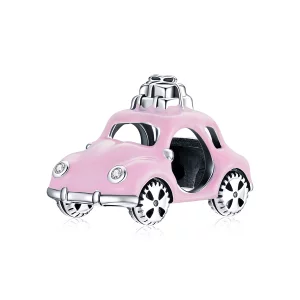 (image pour) Charm Style PANDORA Voiture rose - SCC1738