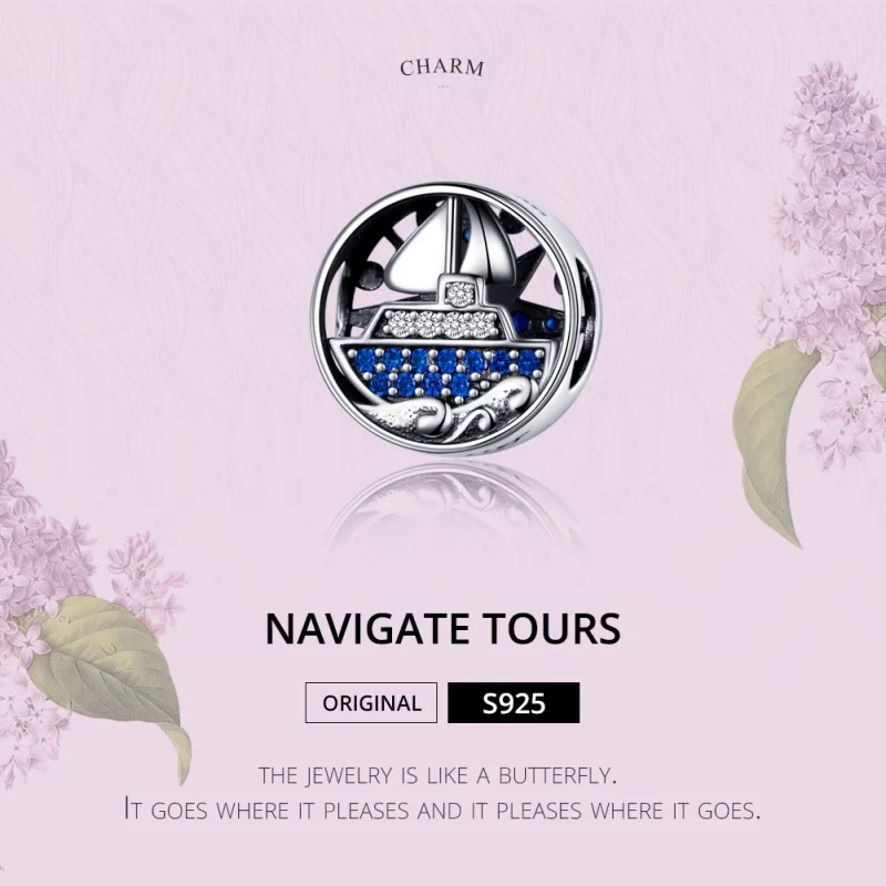 (image pour) Charm Style PANDORA Voyage Nautique - SCC1197 - Afficher 2