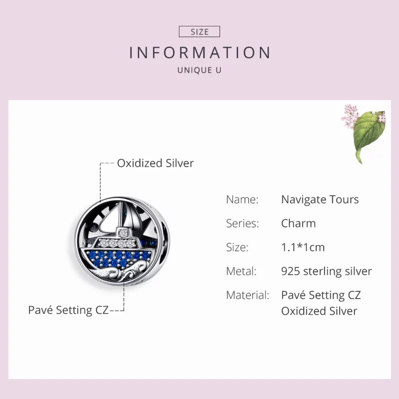 (image pour) Charm Style PANDORA Voyage Nautique - SCC1197 - Afficher 3