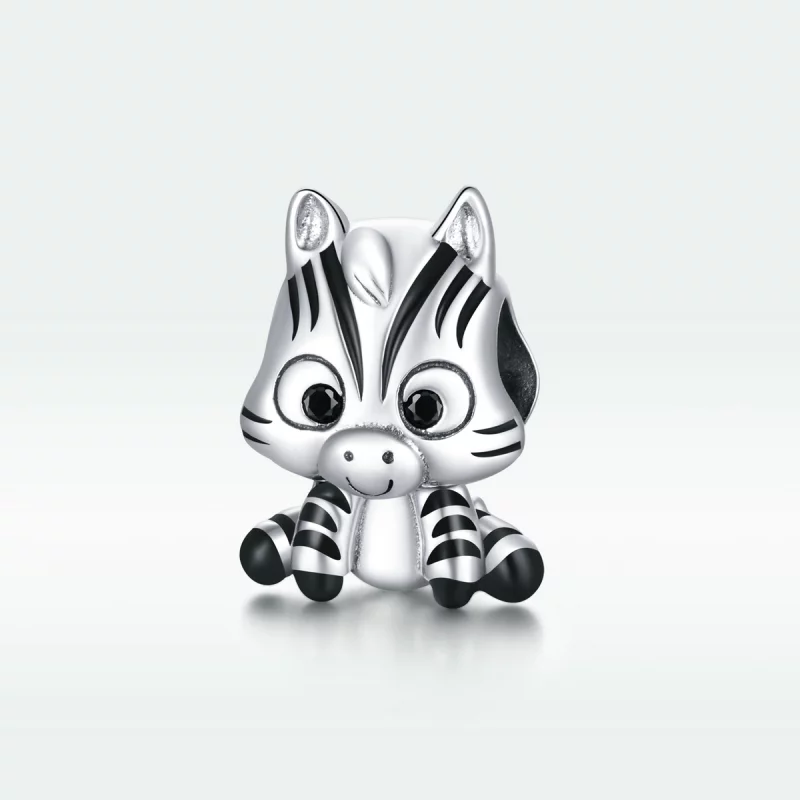(image pour) Charm Style PANDORA Zèbre de dessin animé - BSC387 - Afficher 5