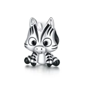 Charm Style PANDORA Zèbre de dessin animé - BSC387 (image pour) Charm Style PANDORA Zèbre de dessin animé - BSC387
