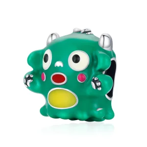 (image pour) Charmant charm en style Pandora avec un adorable monstre - SCC2054