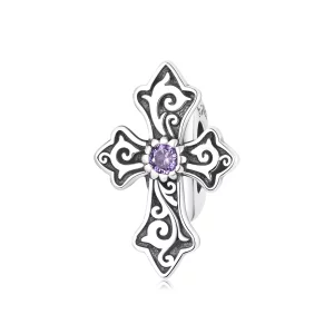 (image pour) Charme Croix à Motif Rétro de Style Pandora - BSC583
