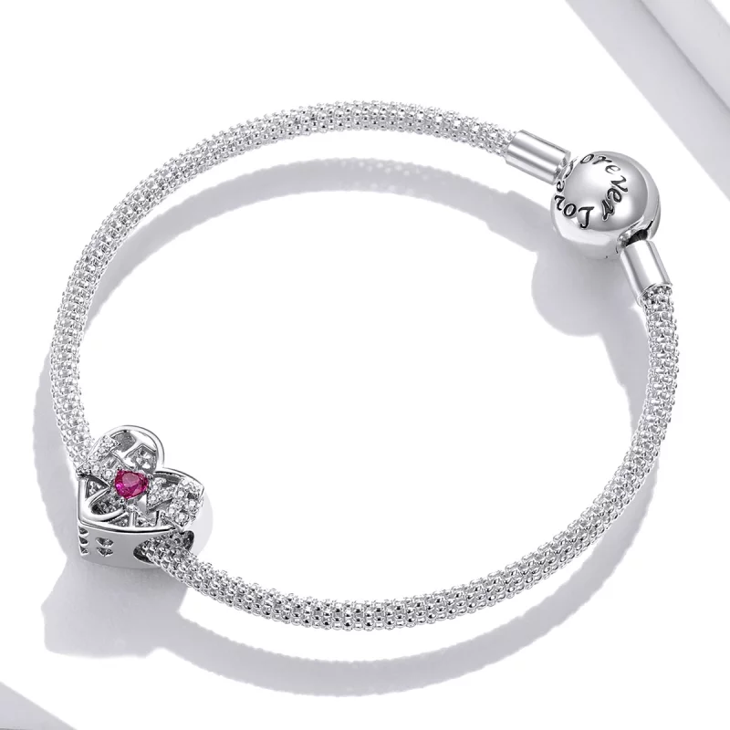 (image pour) Charme d'amour style Pandora Shine - BSC479 - Afficher 3