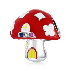 Charme de Maison Champignon Exquis de Style Pandora - SCC2246 (image pour) Charme de Maison Champignon Exquis de Style Pandora - SCC2246