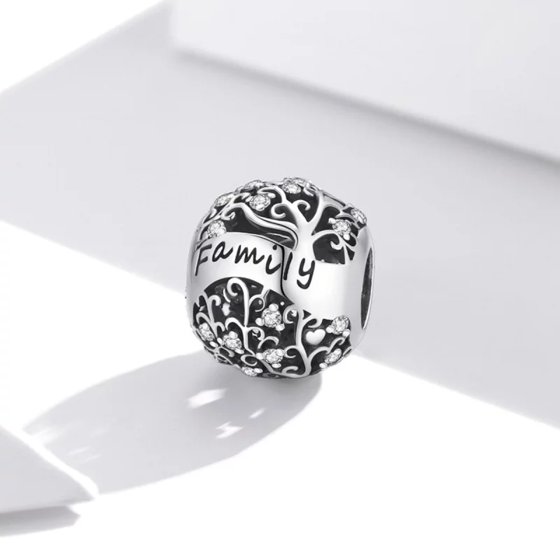 (image pour) Charme de style Pandora Arbre généalogique - BSC489 - Afficher 2