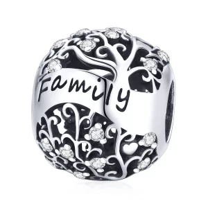 (image pour) Charme de style Pandora Arbre généalogique - BSC489