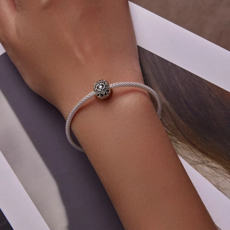 (image pour) Charme de style Pandora avec motif classique - SCC2183 - Afficher 5