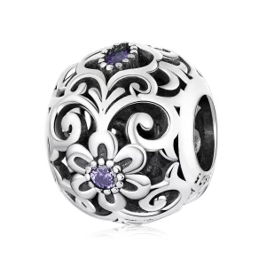 (image pour) Charme de style Pandora avec motif classique - SCC2183