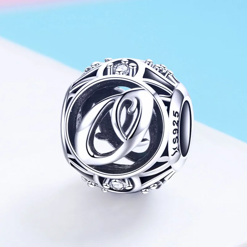(image pour) Charme de style Pandora Lettre-O - SCC738-O - Afficher 2