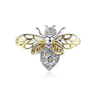 (image pour) Charme Exquis de Style Pandora en Forme d'Abeille - BSC067