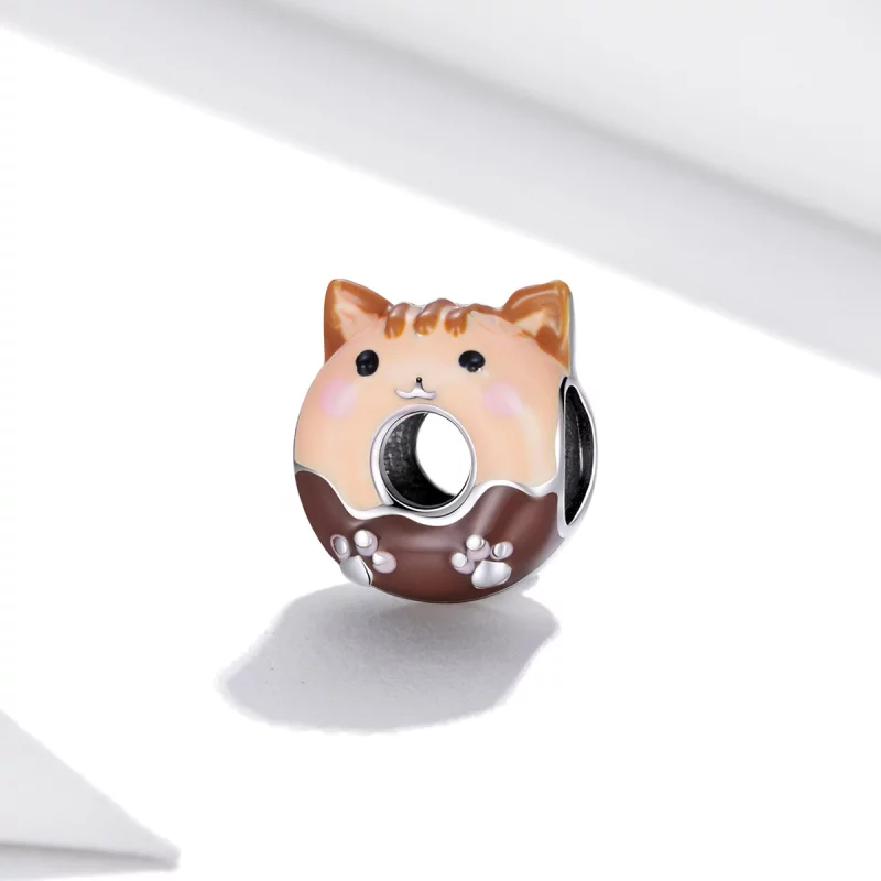 (image pour) Charme Kitty Donuts de style Pandora - SCC1877 - Afficher 2