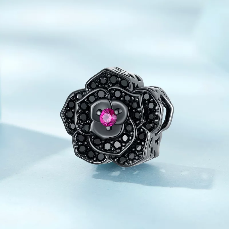 (image pour) Charme noir à la mode Pandora style - SCC2380 - Afficher 2