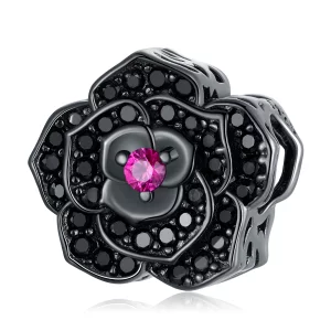 (image pour) Charme noir à la mode Pandora style - SCC2380