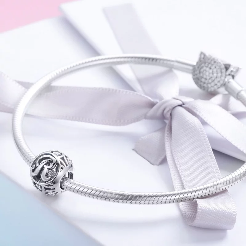 (image pour) Charme Pandora Style Lettre-R - SCC738-R - Afficher 4