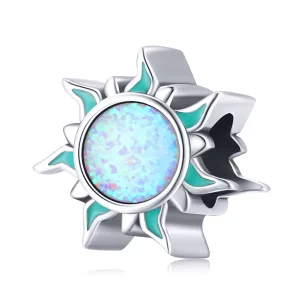 (image pour) Charme Pandora Style Petit Soleil Opale - BSC509