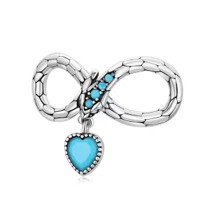 Charme Pandora Style Serpent Spirituel Amour Infini - SCC2004 (image pour) Charme Pandora Style Serpent Spirituel Amour Infini - SCC2004