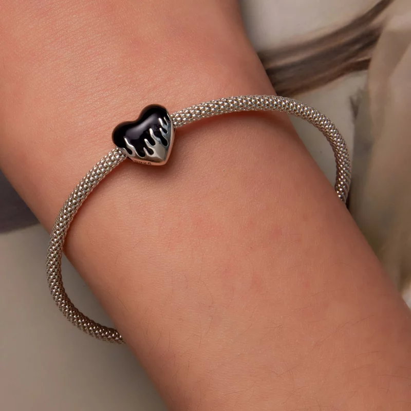 (image pour) Charme style Pandora Burning Love - SCC2298 - Afficher 6