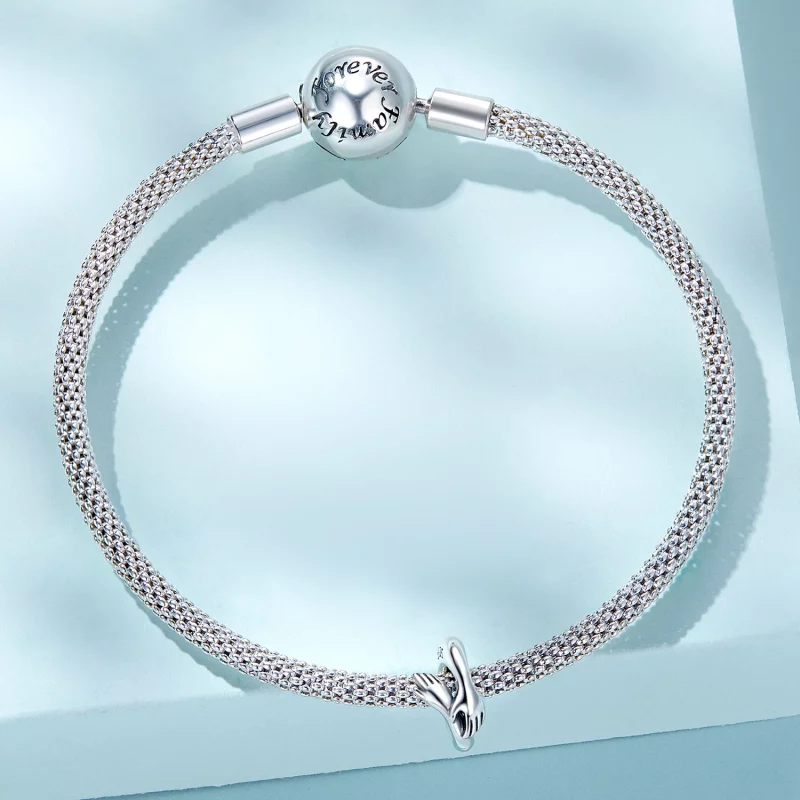 (image pour) Pandora Style Embrace Spacer Charm - SCC2363 - Afficher 4