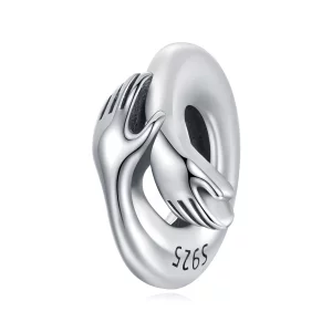 (image pour) Pandora Style Embrace Spacer Charm - SCC2363
