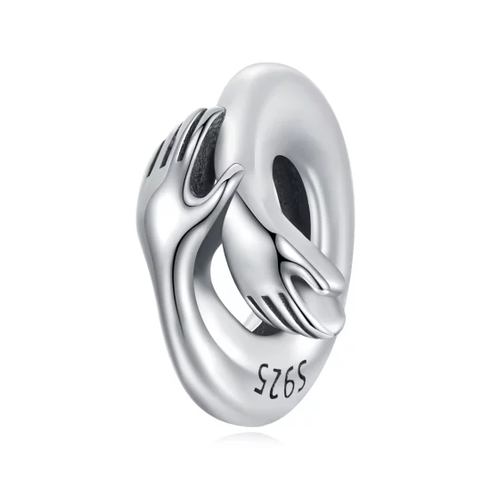 (image pour) Pandora Style Embrace Spacer Charm - SCC2363