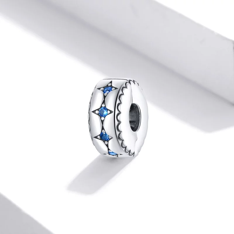 (image pour) Pandora Style Starry Clip - BSC443 - Afficher 2