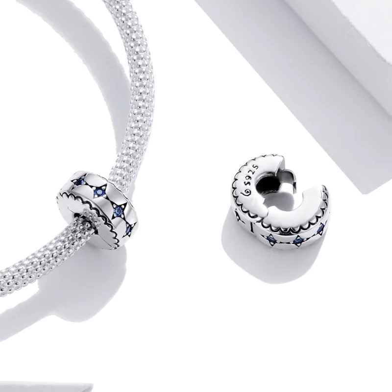 (image pour) Pandora Style Starry Clip - BSC443 - Afficher 4