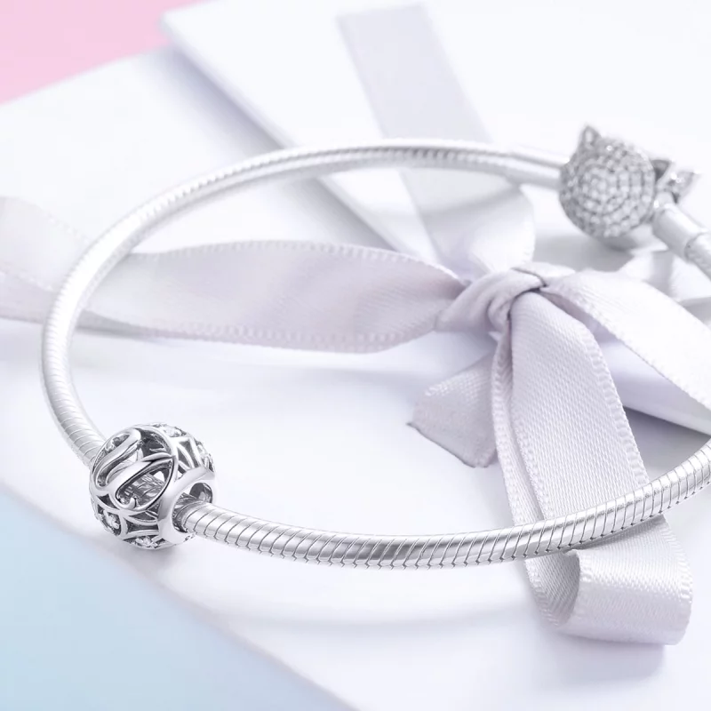 (image pour) Pendentif de style Pandora avec lettre U - SCC738-U - Afficher 4