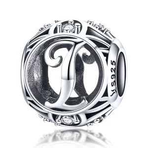 (image pour) Pendentif Lettre-I de style Pandora - SCC738-I