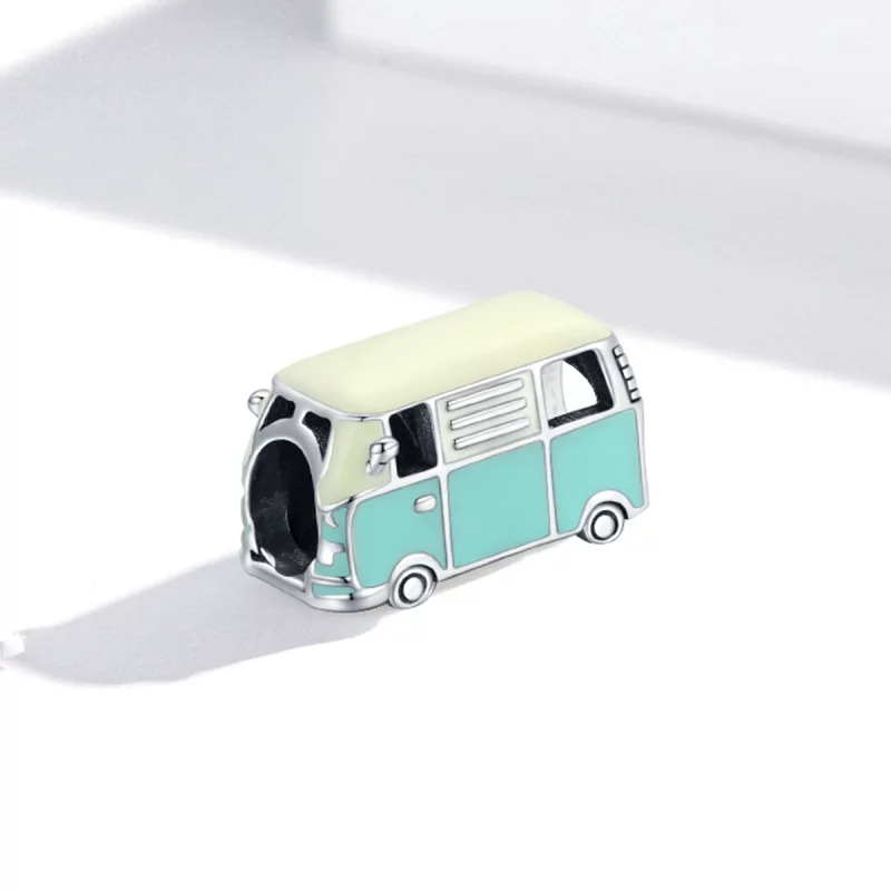 (image pour) Pendentif mini bus style Pandora - SCC1972 - Afficher 2