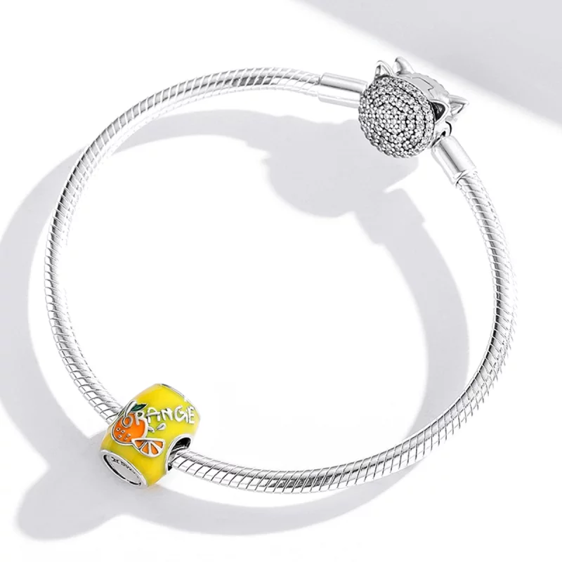 (image pour) Pendentif Mini Jus d'Orange de style Pandora - SCC1948 - Afficher 4