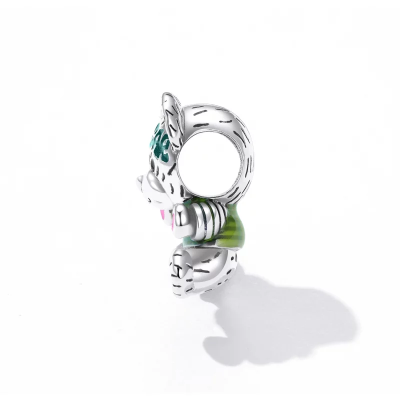 (image pour) Pendentif ours en peluche néon de style Pandora - SCC2231 - Afficher 3