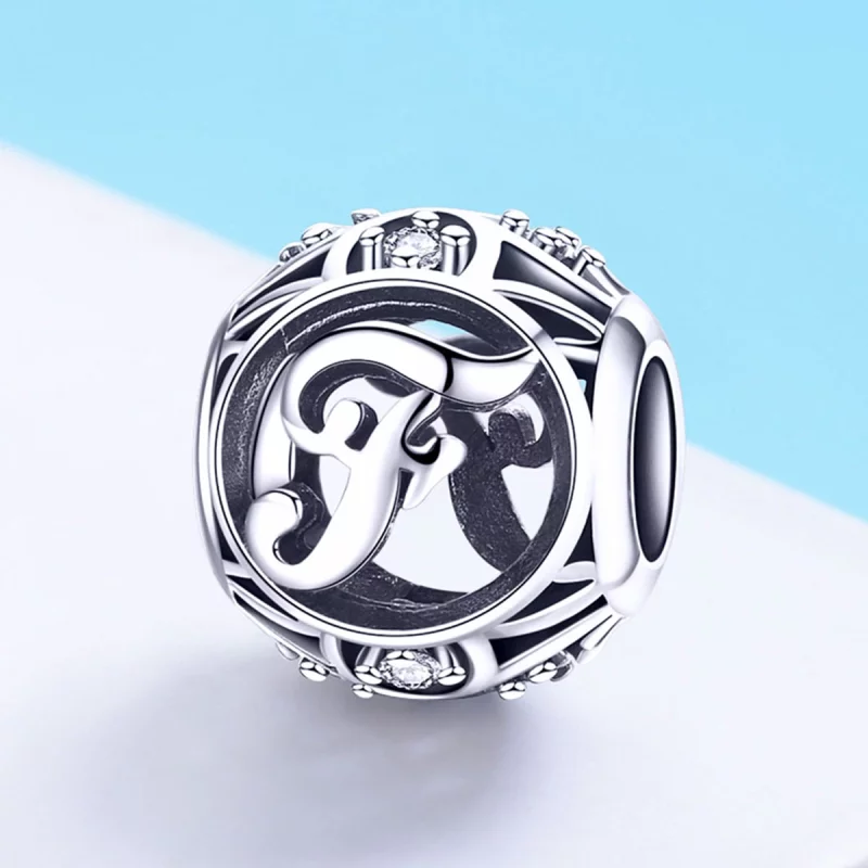 (image pour) Pendentif Pandora Style Lettre-F - SCC738-F - Afficher 2