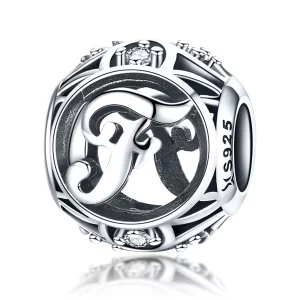 Pendentif Pandora Style Lettre-F - SCC738-F (image pour) Pendentif Pandora Style Lettre-F - SCC738-F