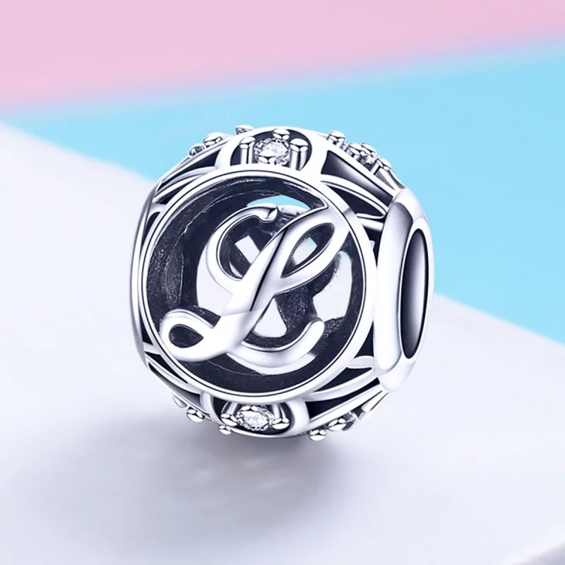 (image pour) Pendentif Pandora Style Lettre-L - SCC738-L - Afficher 2