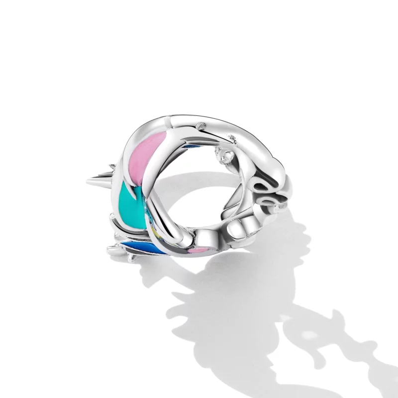 (image pour) Pendentif plume en style Pandora avec symbole infini - SCC2322 - Afficher 3