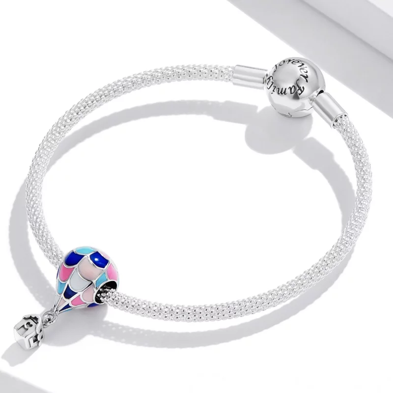 (image pour) Pendentif style Pandora Charme Montgolfière de Rêve - BSC545 - Afficher 3