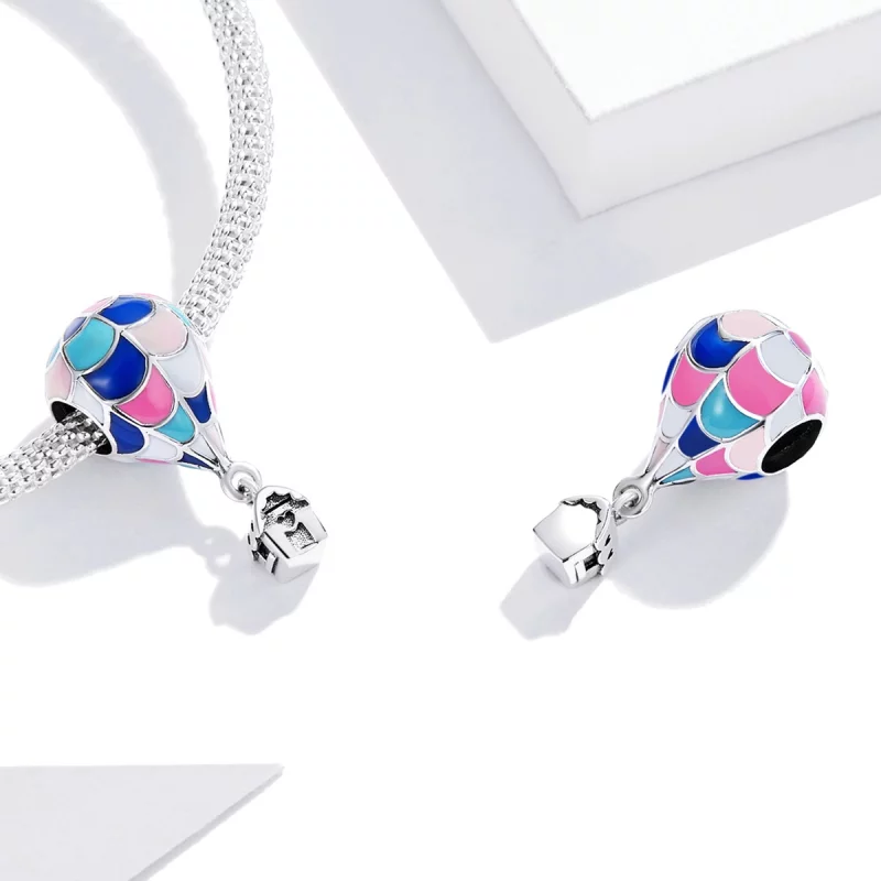 (image pour) Pendentif style Pandora Charme Montgolfière de Rêve - BSC545 - Afficher 4