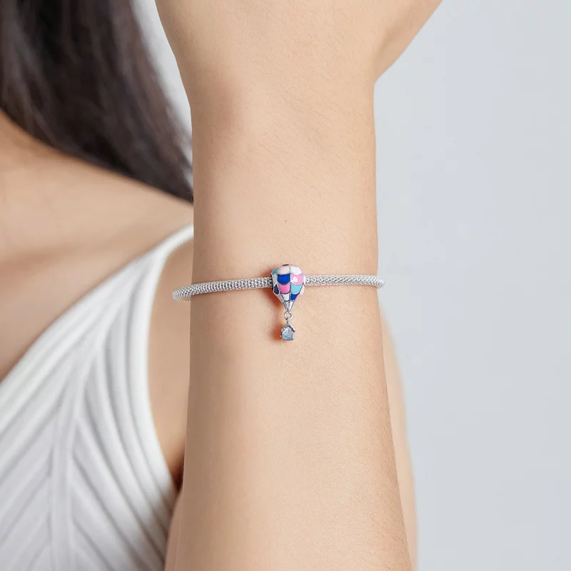 (image pour) Pendentif style Pandora Charme Montgolfière de Rêve - BSC545 - Afficher 5