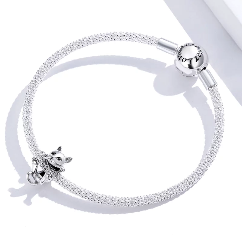 (image pour) Style Pandora Charm Chaton - BSC208 - Afficher 2